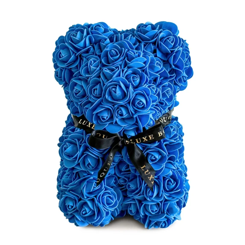 Αρκουδάκι από Τριαντάφυλλα Γαλάζιο-Rose Bear Babe Blue - Image 8