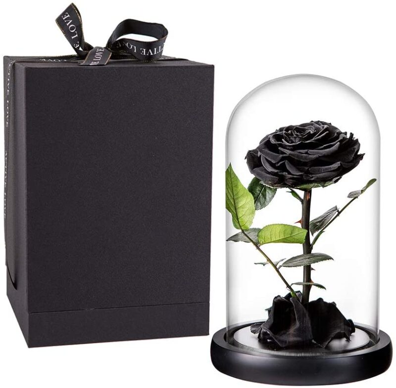 Ρόδο της Αθανασίας Σκούρο Πράσινο  - Forever Rose Glass Green Dark - Image 9