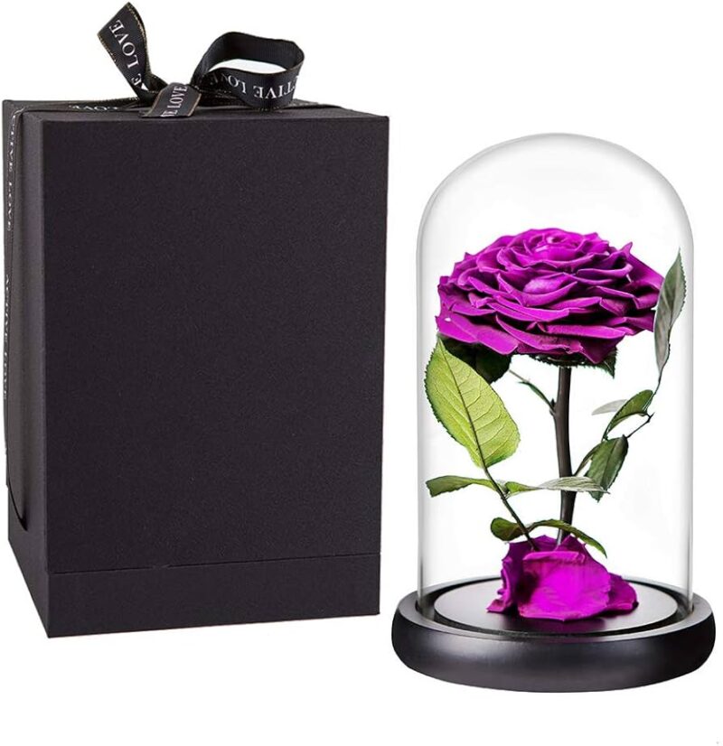 Ρόδο της Αθανασίας Σκούρο Πράσινο  - Forever Rose Glass Green Dark - Image 12