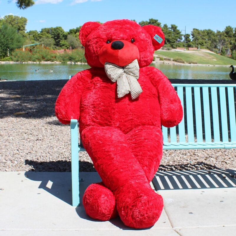 Αρκούδος κόκκινος γίγας - Teddy Bear giant red - Image 3