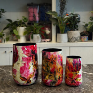 Μεταλλικό Βάζο Floral Expression