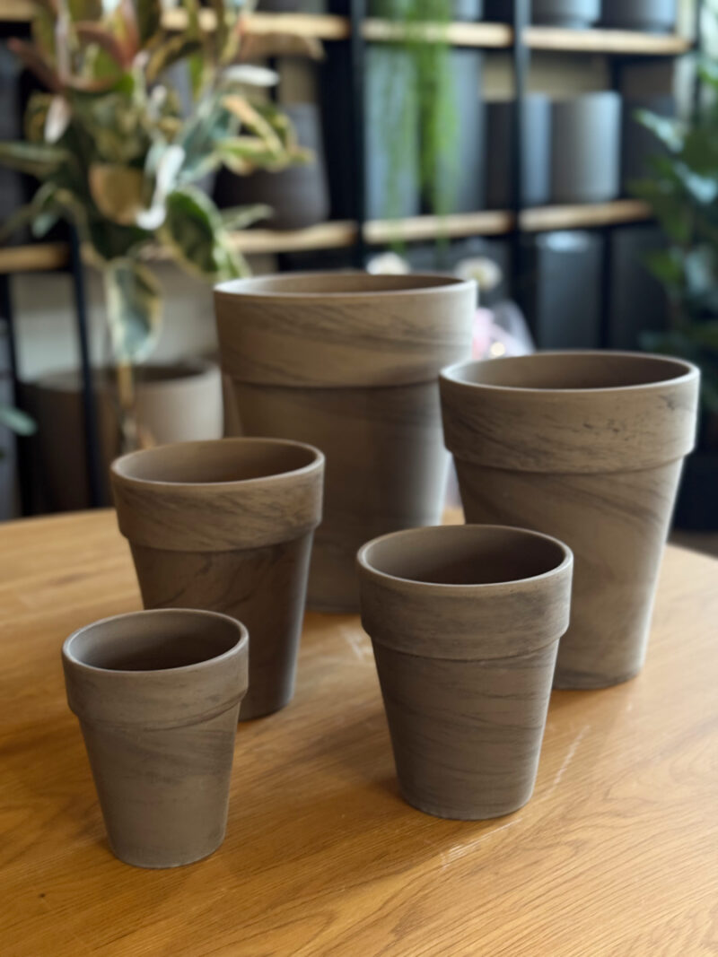 Κεραμική Γλάστρα Marble Vase