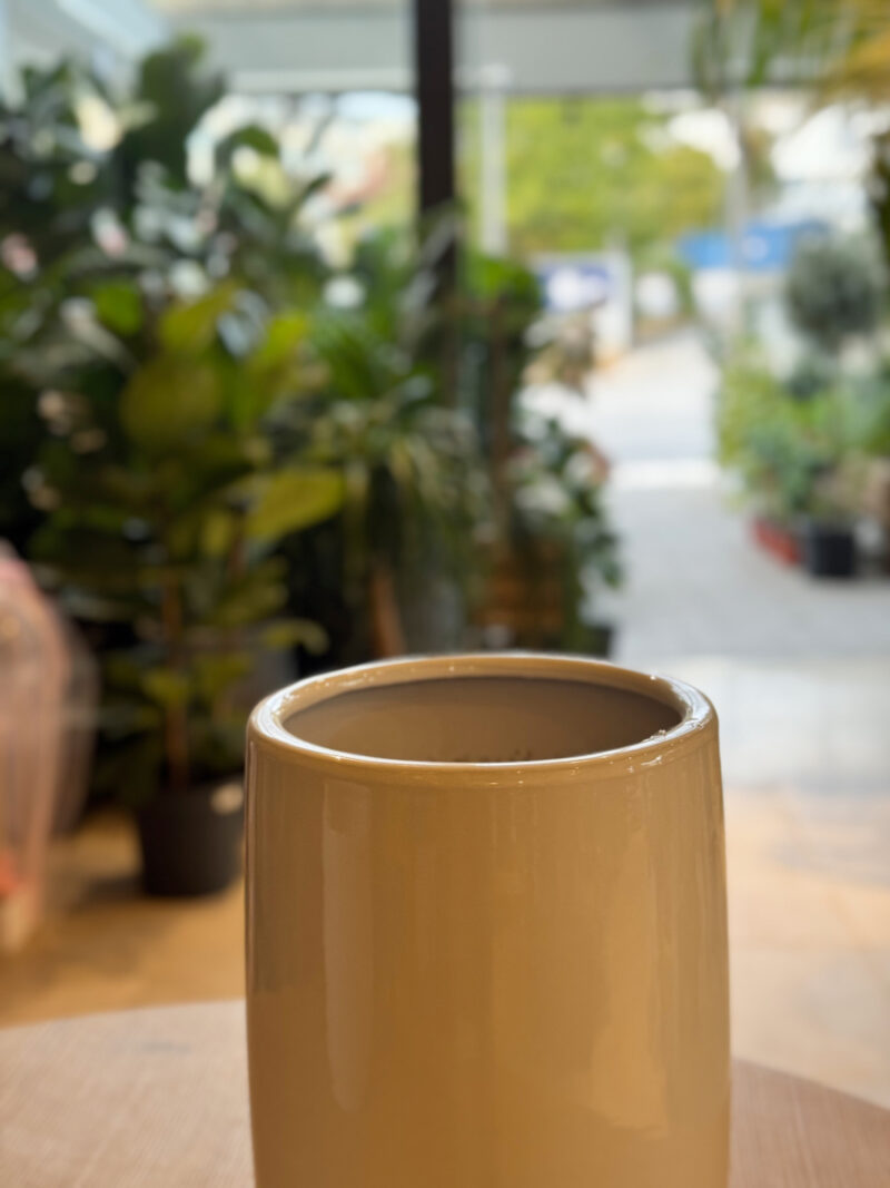 Κεραμική Γλάστρα White Gloss - Image 4