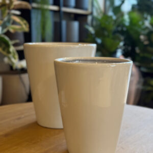 Κεραμική Γλάστρα White Vase