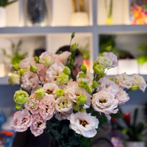 Ανθοδέσμη με Λυσίανθους