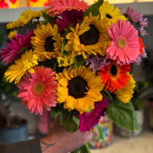 Alternative view of Ανθοδέσμη με Ζέρμπερες