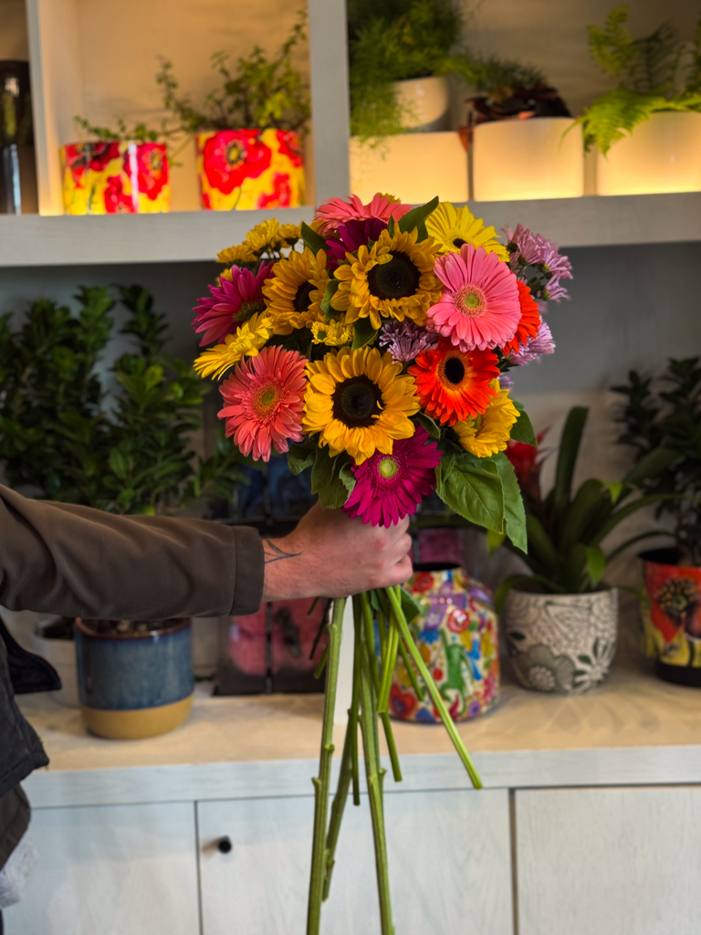 Ανθοδέσμη με Ζέρμπερες - Image 4