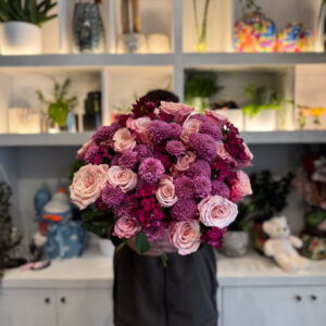 Ανθοδέσμη σε Ροζ Αποχρώσεις