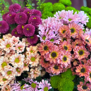 Alternative view of Φθινοπωρινή Ανθοδέσμη με Χρυσάνθεμα Σαντίνι